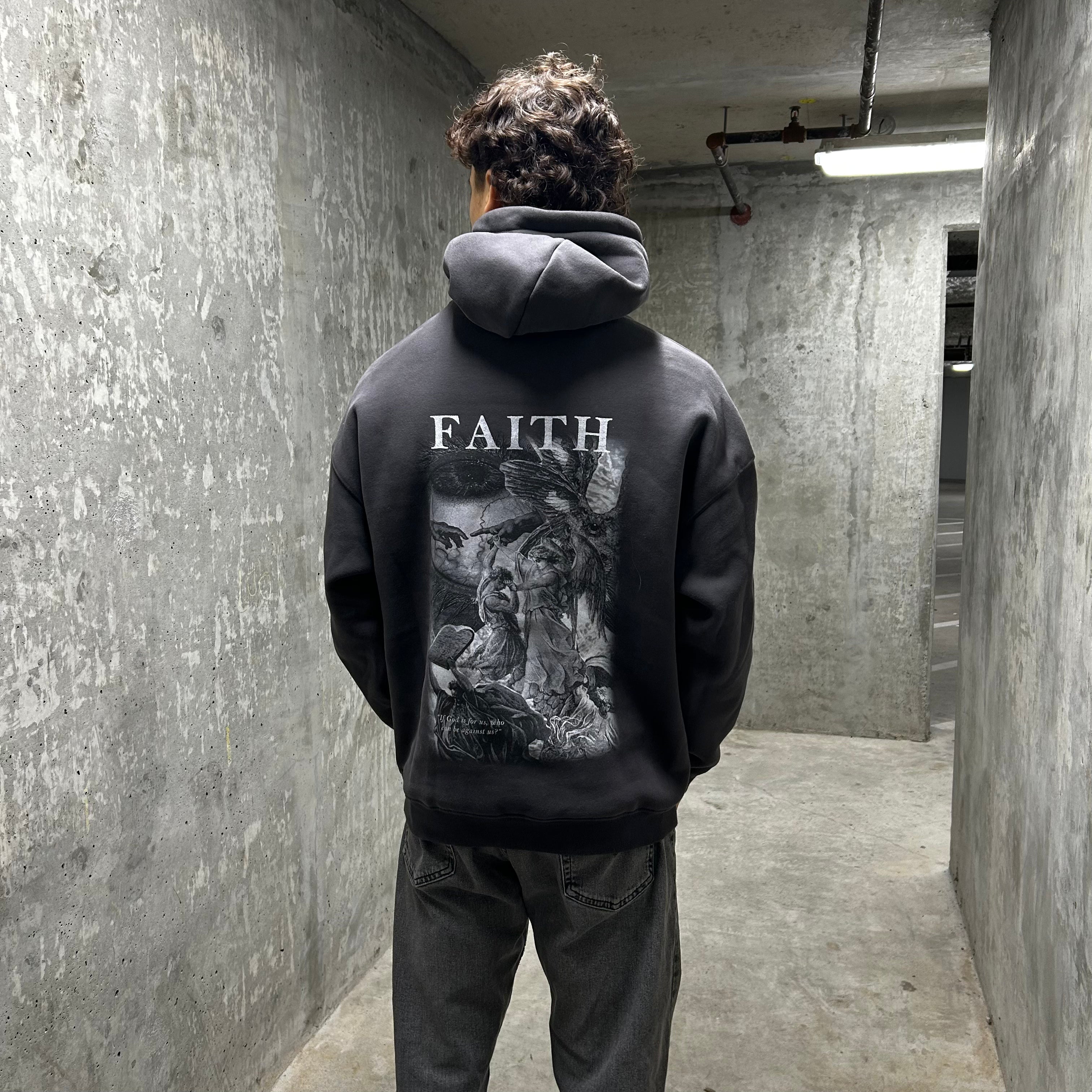 Faith Hoodie - Dark Grey