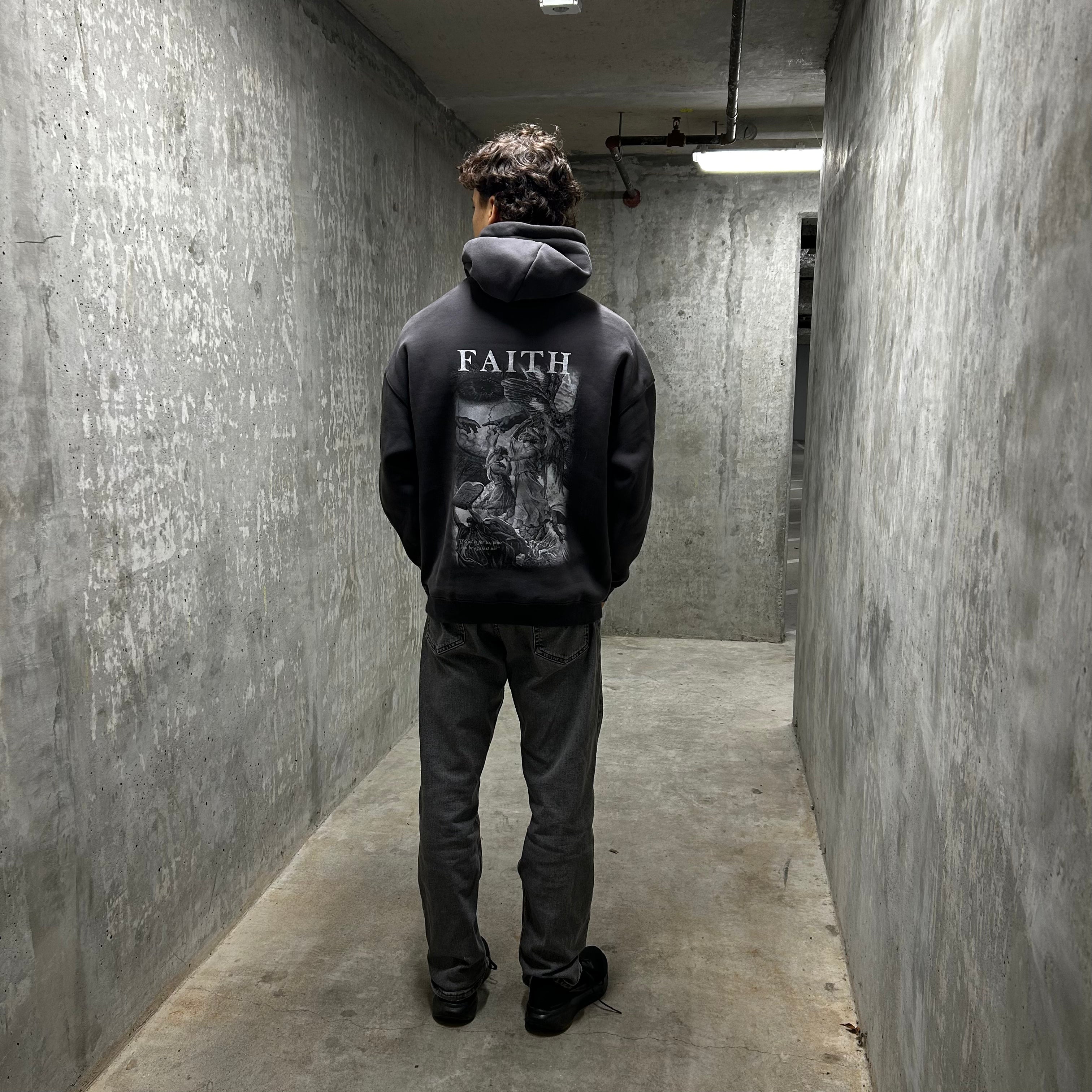 Faith Hoodie - Dark Grey