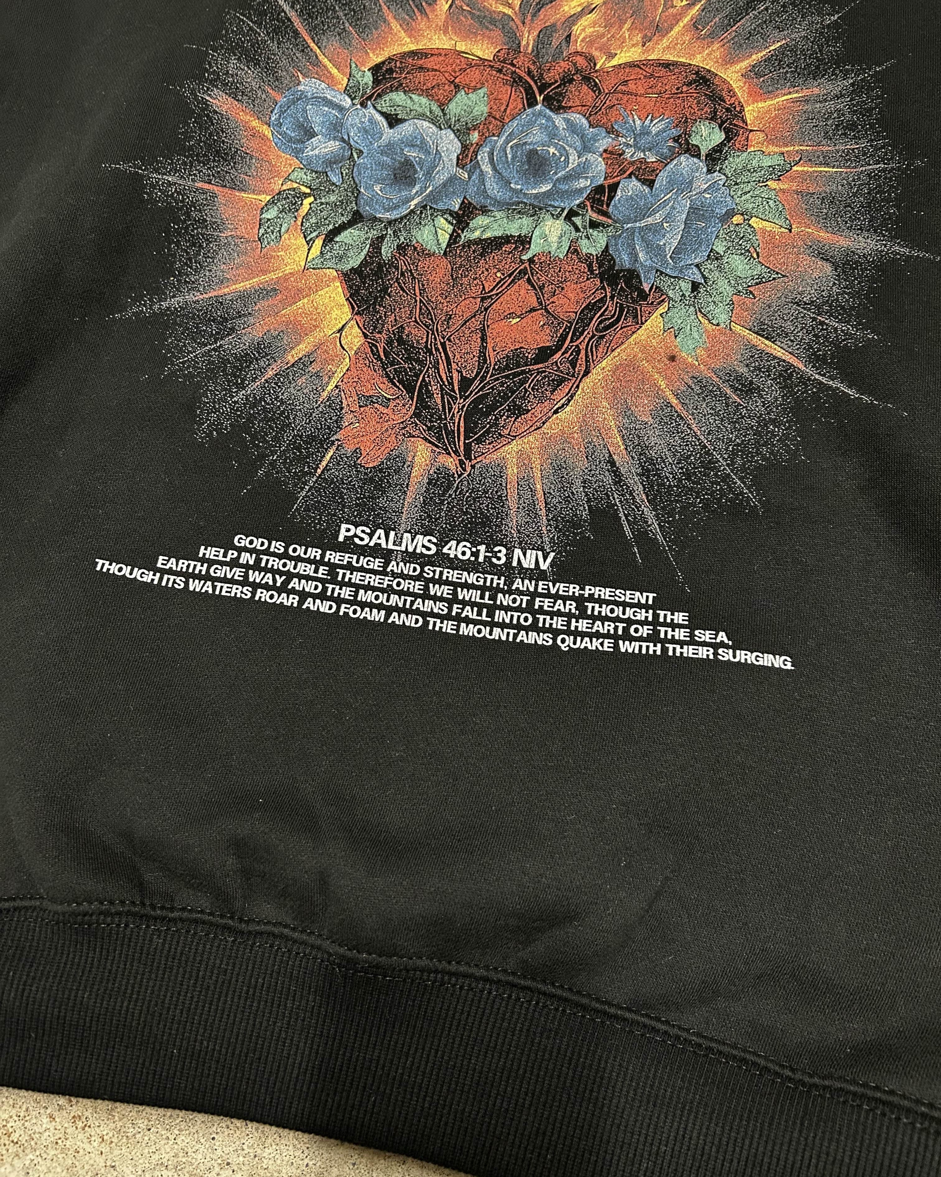 Heart Of Faith Hoodie - Black