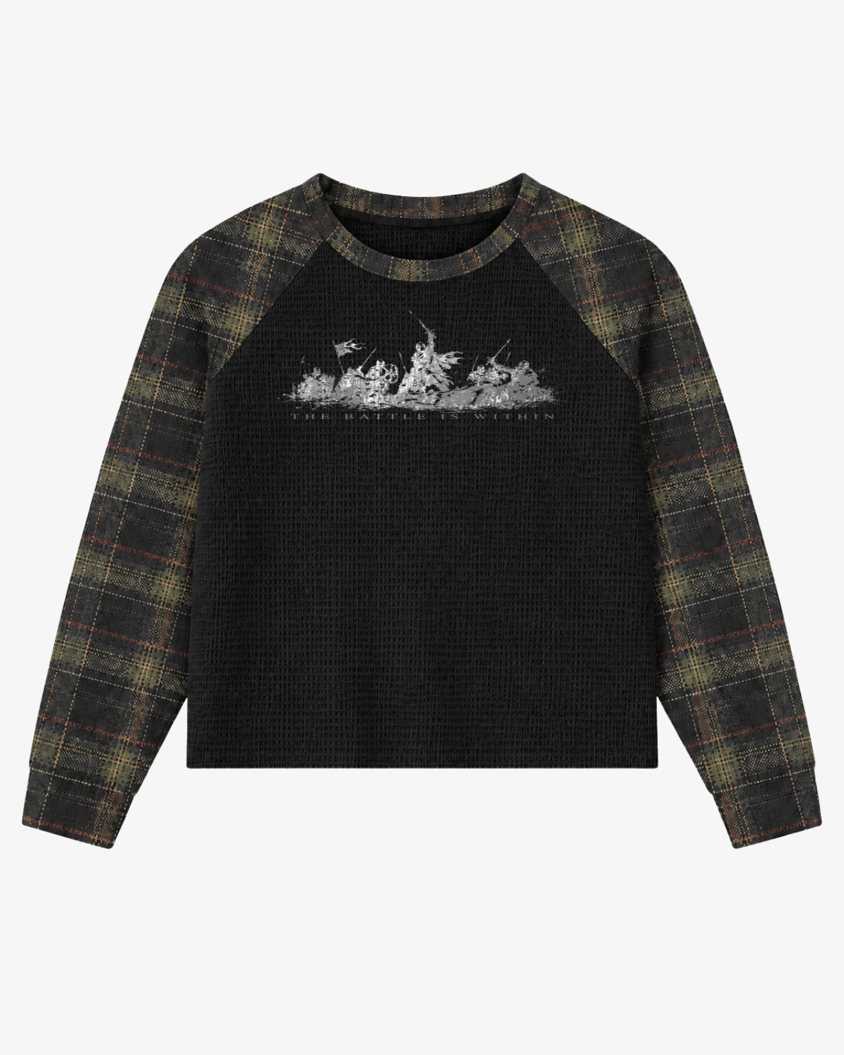 The Battle Is Within - Black/Green Waffle