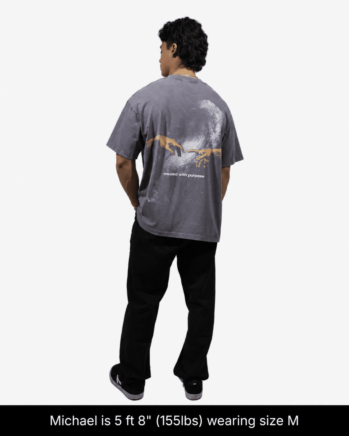 Created With Purpose Shirt - Acid Grey - Gods Creation