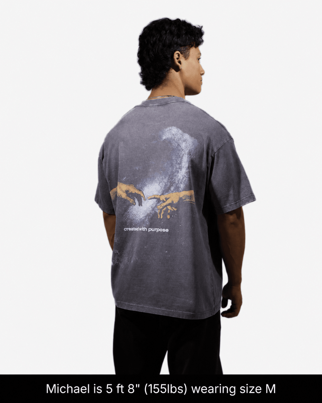 Created With Purpose Shirt - Acid Grey - Gods Creation