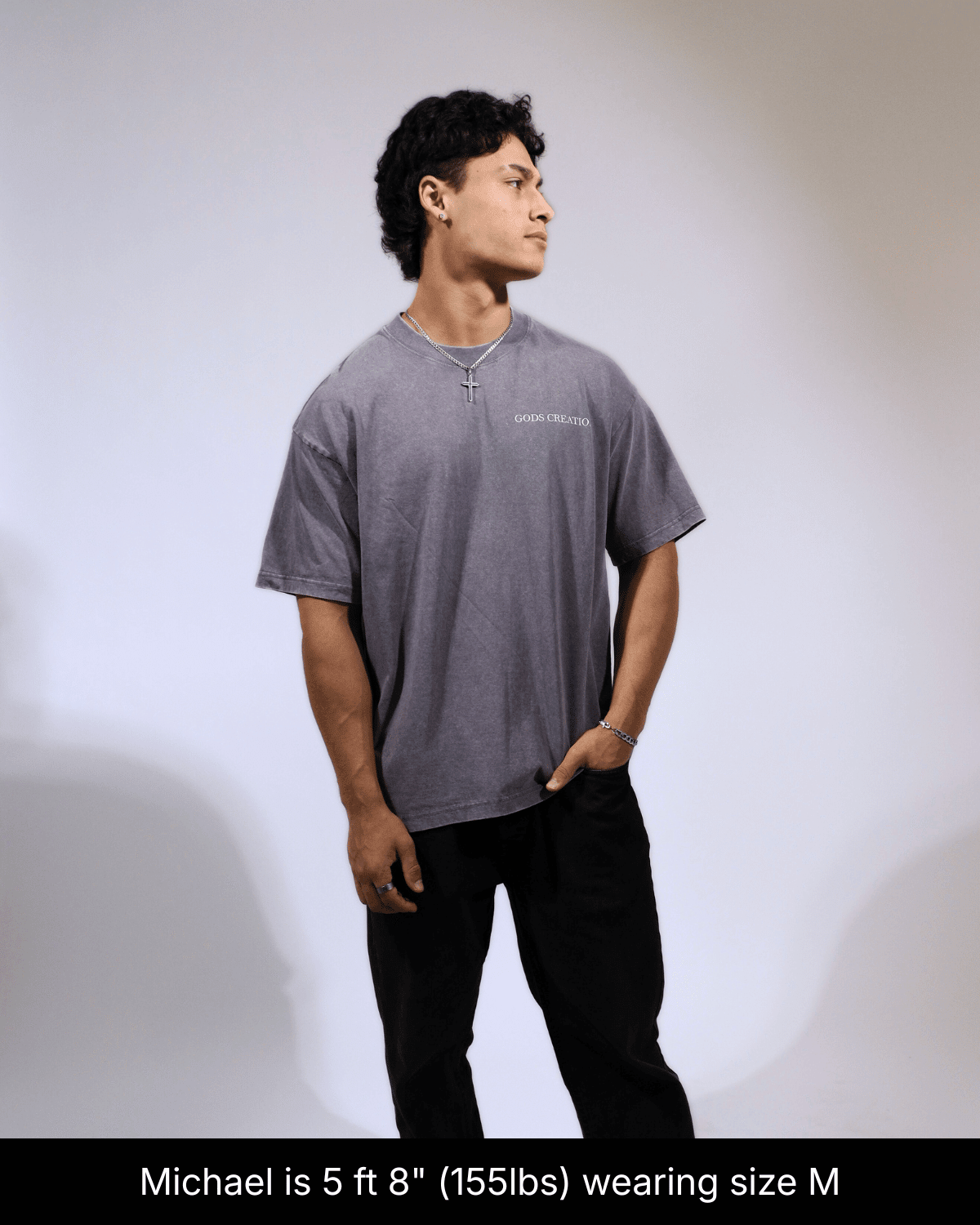 Created With Purpose Shirt - Acid Grey - Gods Creation