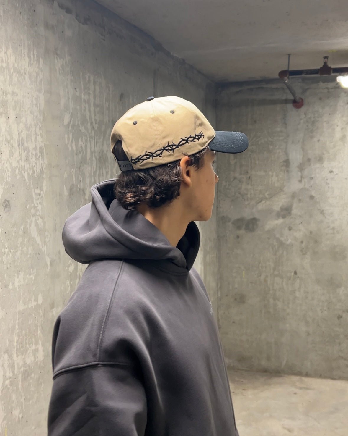 Crown Of Thorns Hat - Sand & Black - Gods Creation