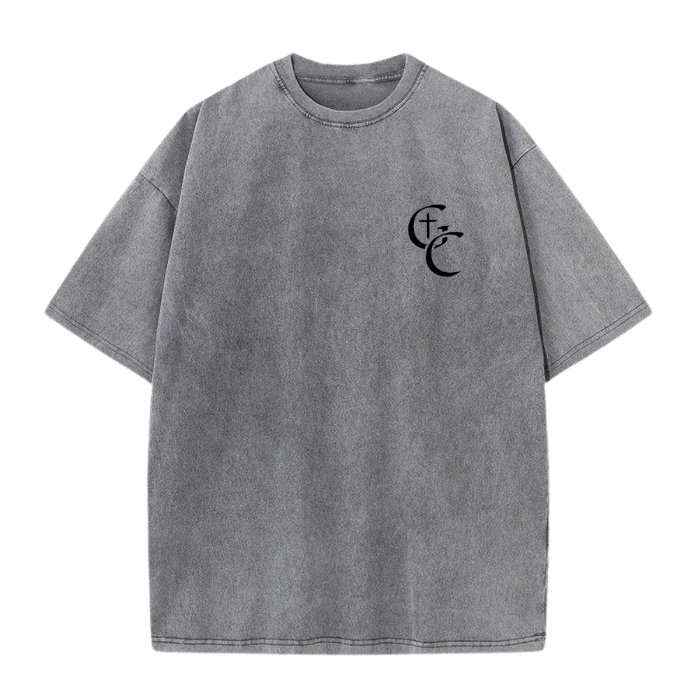 Divine Path Shirt - Acid Grey - Gods Creation