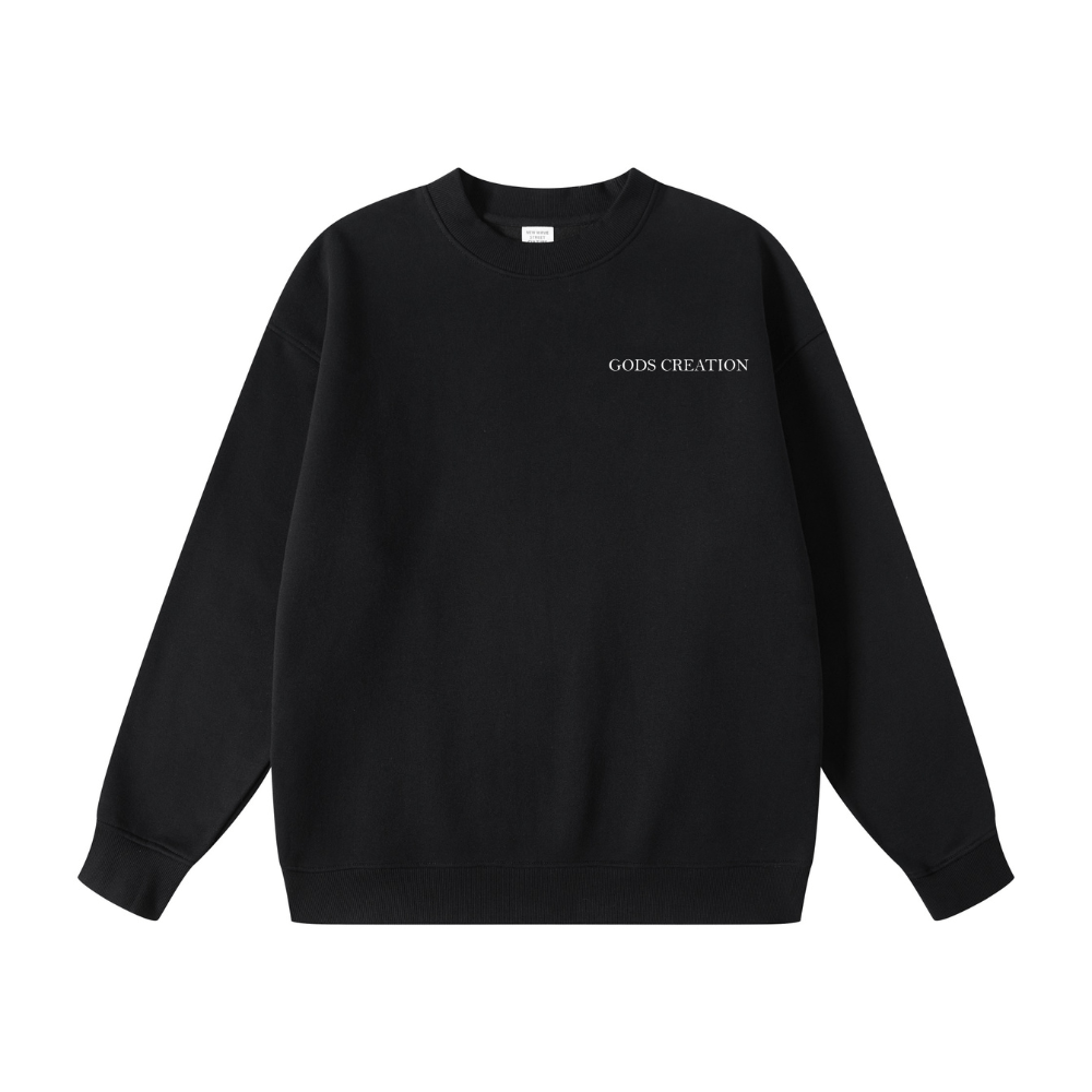 Eternal Life Crewneck - Black - Gods Creation