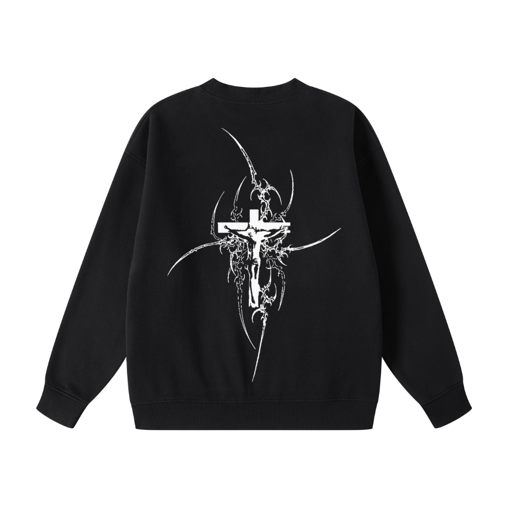 Eternal Life Crewneck - Black - Gods Creation
