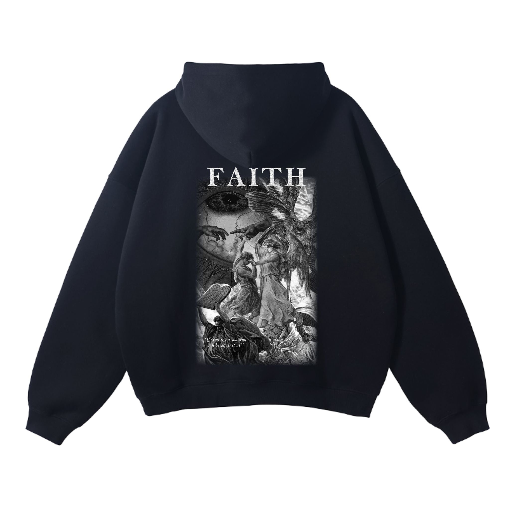 Faith Hoodie - Black - Gods Creation