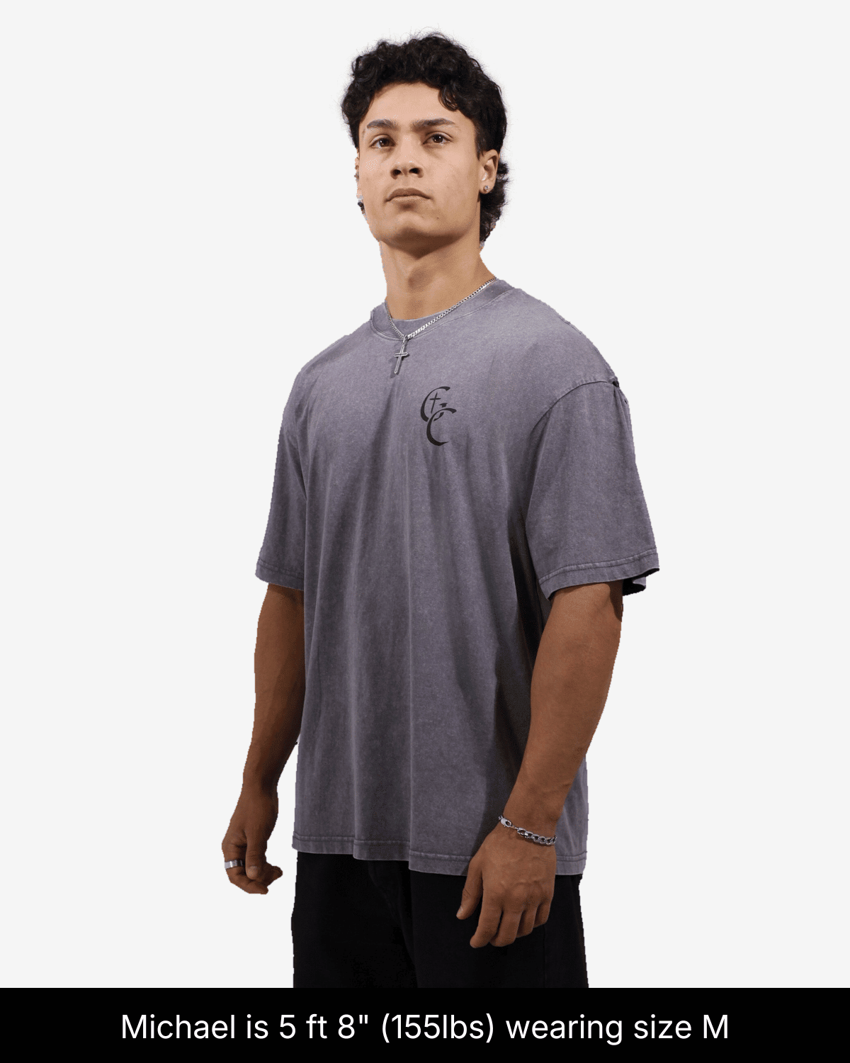 Faith Over Fear Shirt - Acid Grey - Gods Creation