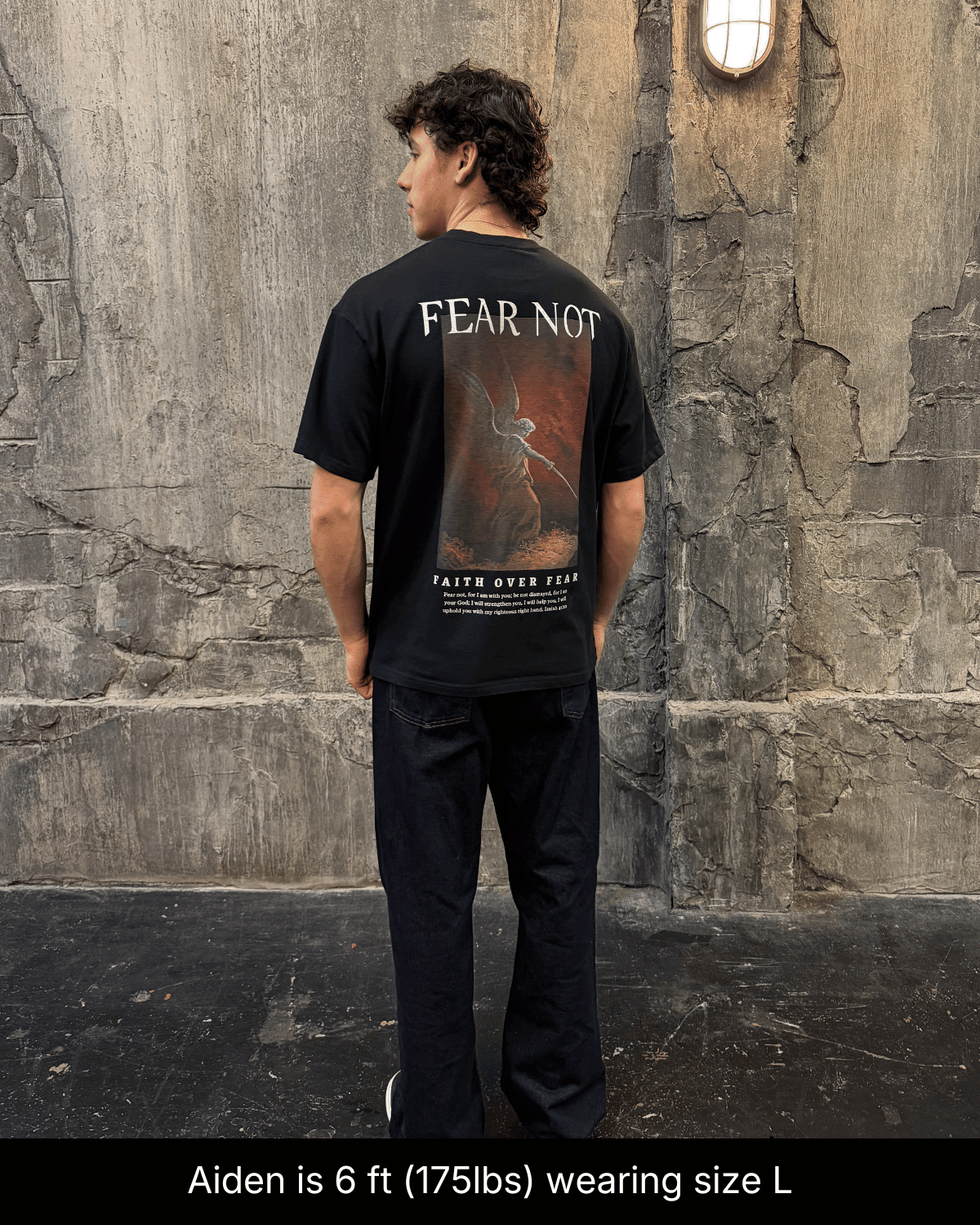 Faith Over Fear Shirt - Black - Gods Creation