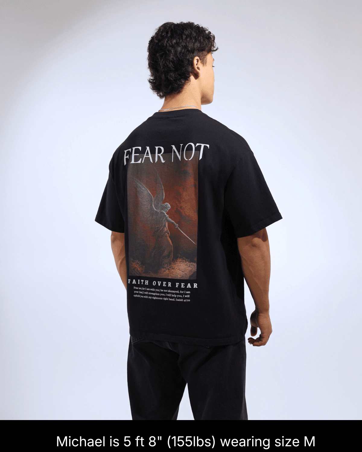 Faith Over Fear Shirt - Black - Gods Creation