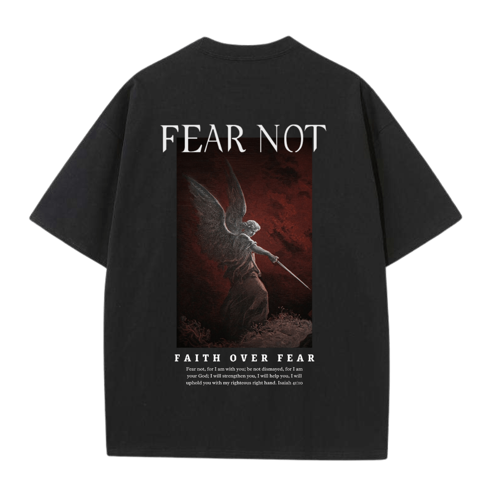 Faith Over Fear Shirt - Black - Gods Creation