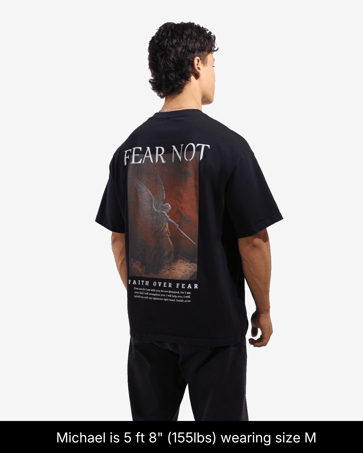 Faith Over Fear Shirt - Black - Gods Creation