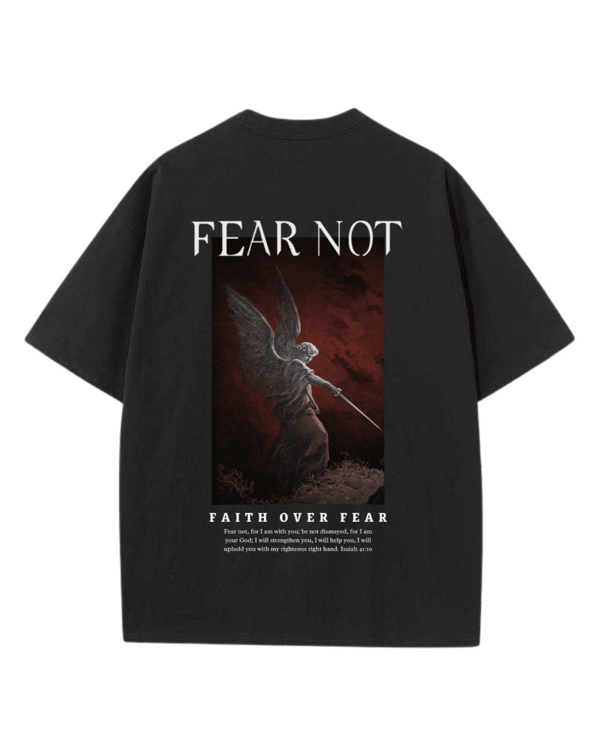 Faith Over Fear Shirt - Black - Gods Creation