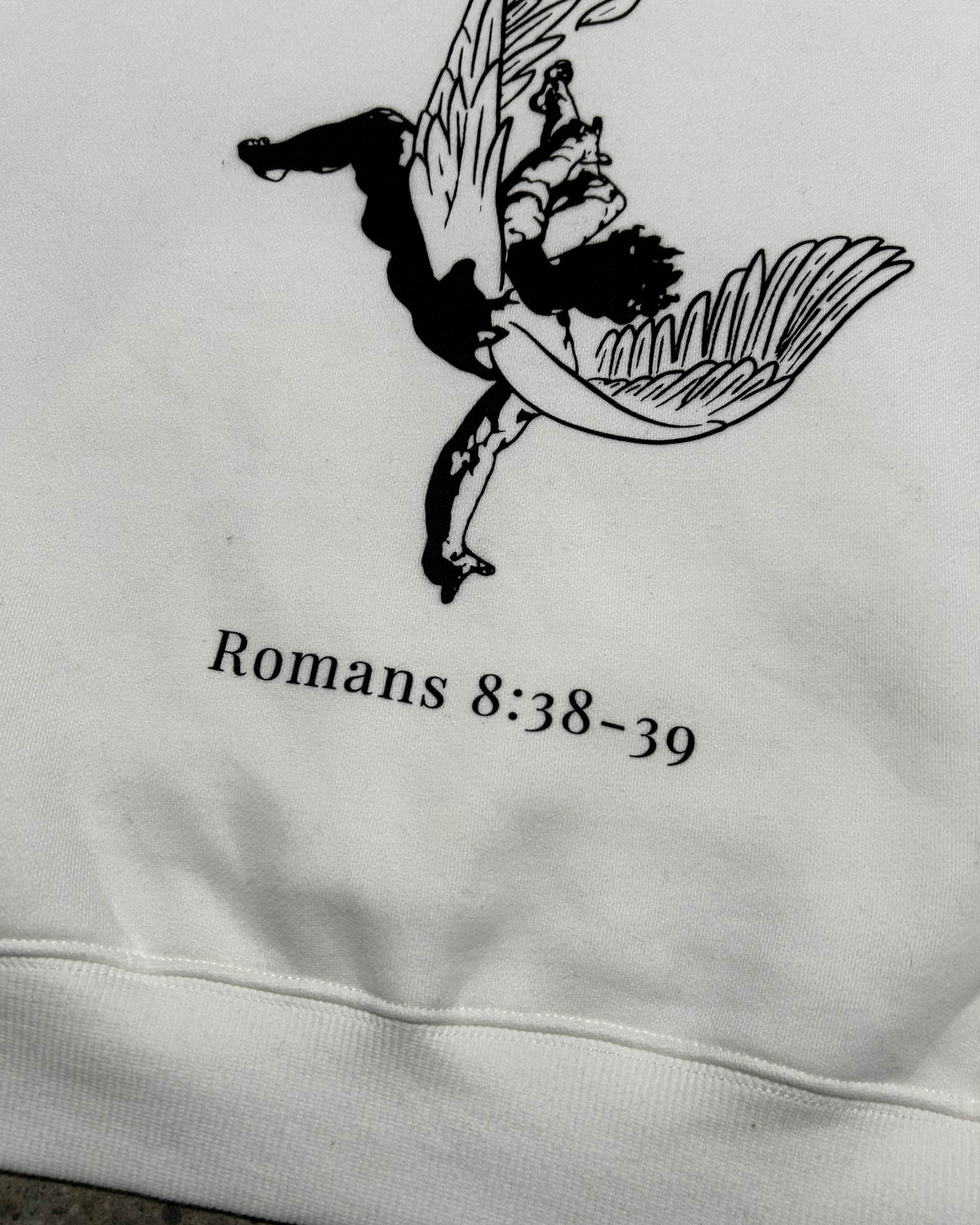 Fallen Angel Hoodie - White - Gods Creation