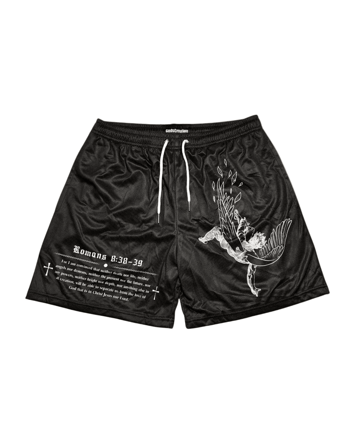 Fallen Angel Shorts - Black - Gods Creation