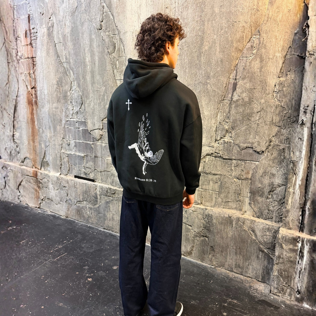 Fallen Angel Hoodie - Black