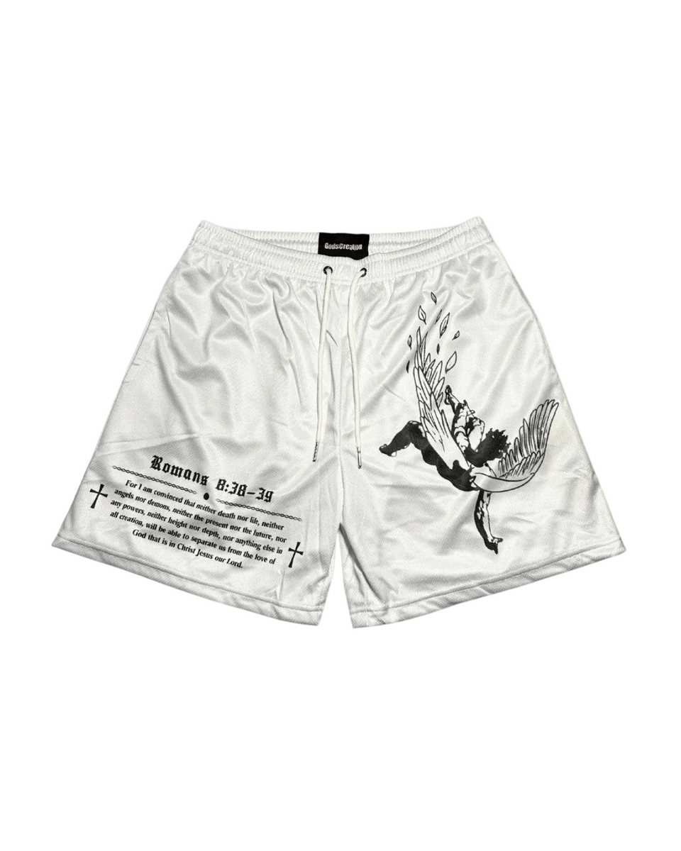 Fallen Angel Shorts - White