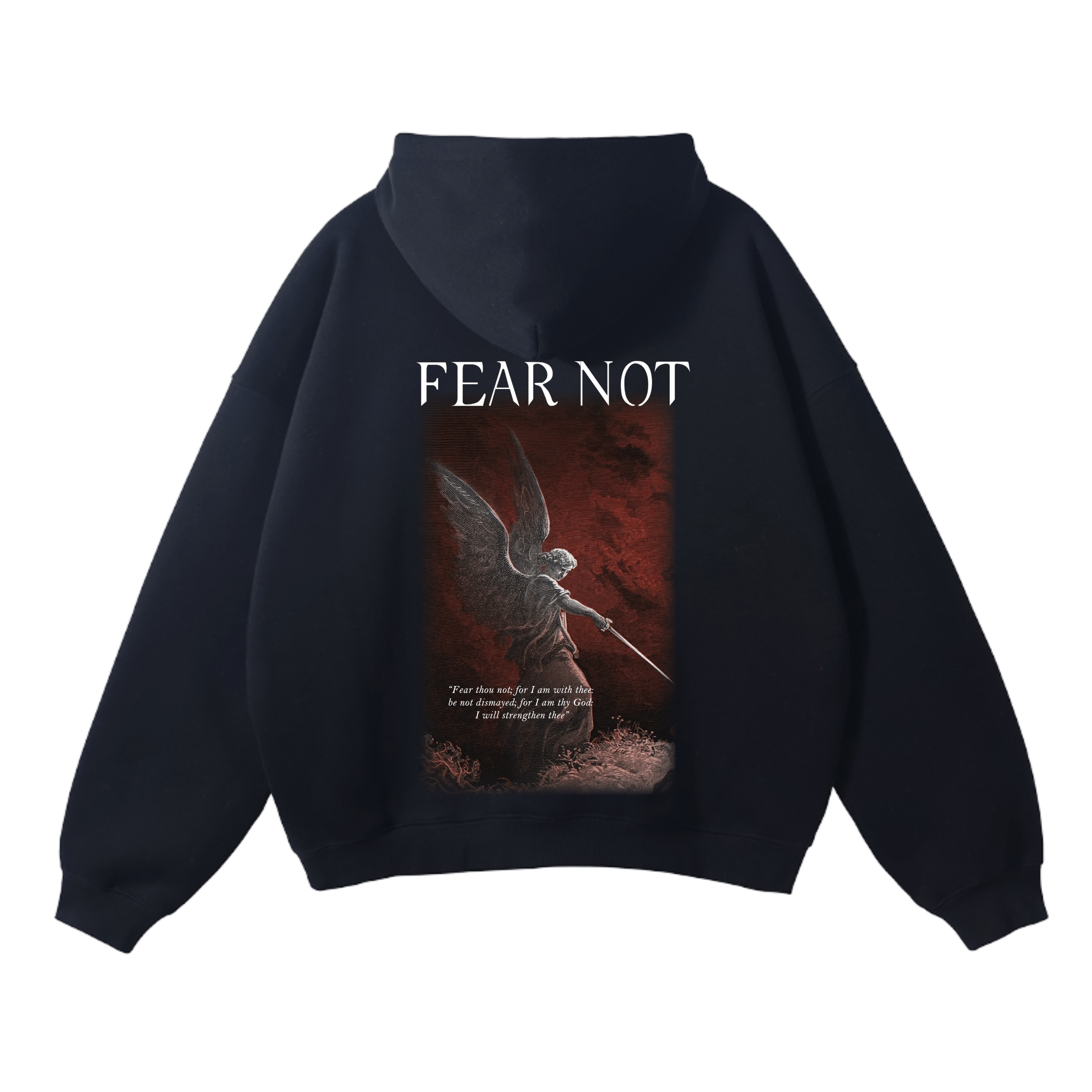 Fear Not Hoodie - Black - Gods Creation