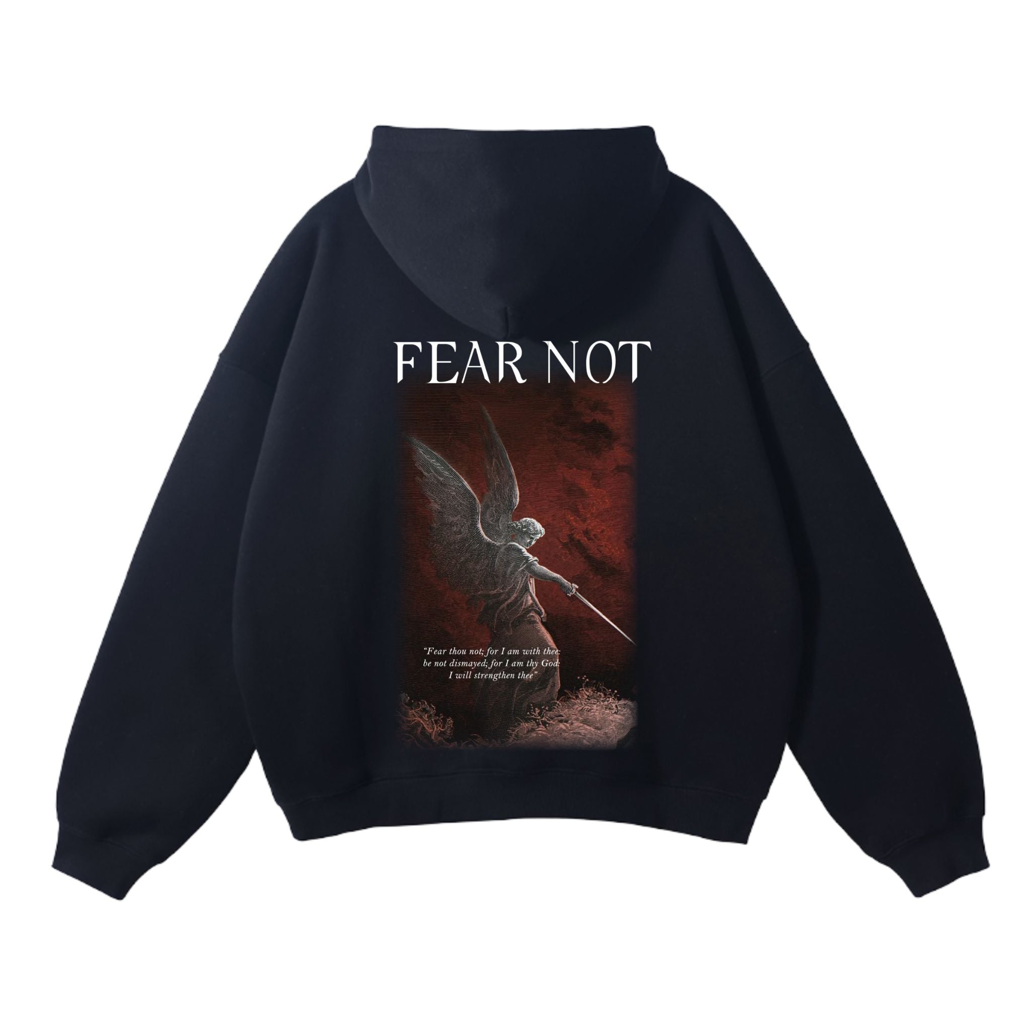 Fear Not Hoodie - Black - Gods Creation