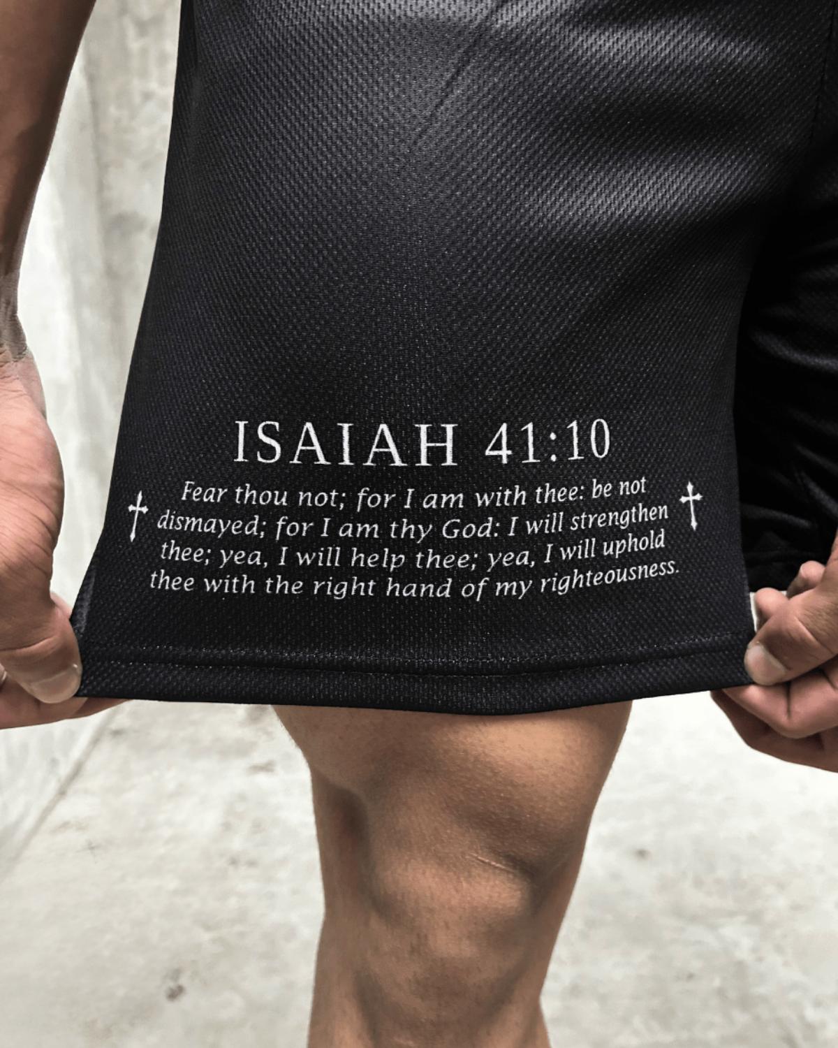 Fear Not Shorts - Black/White Angel - Gods Creation