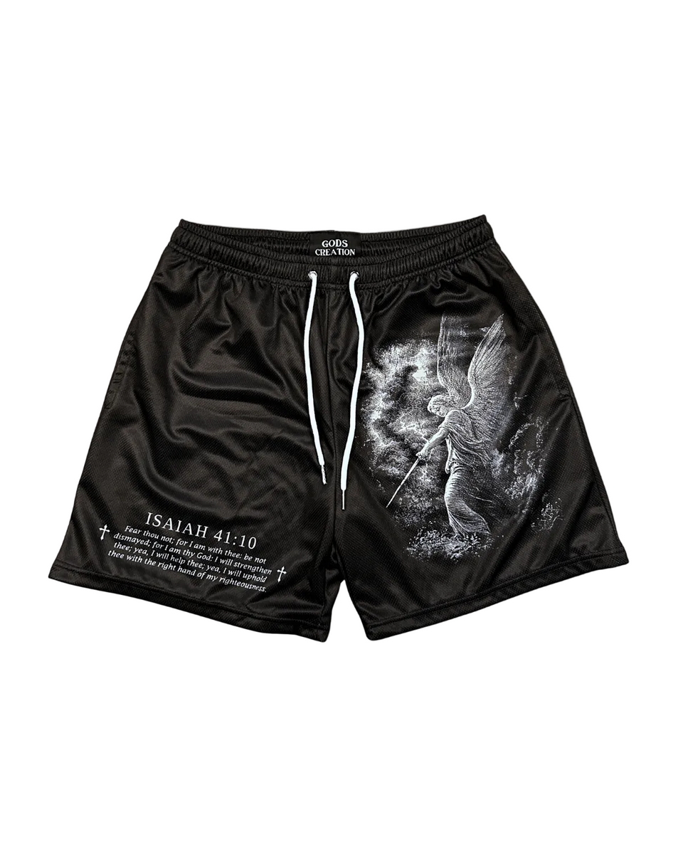 Fear Not Shorts - Black/White Angel