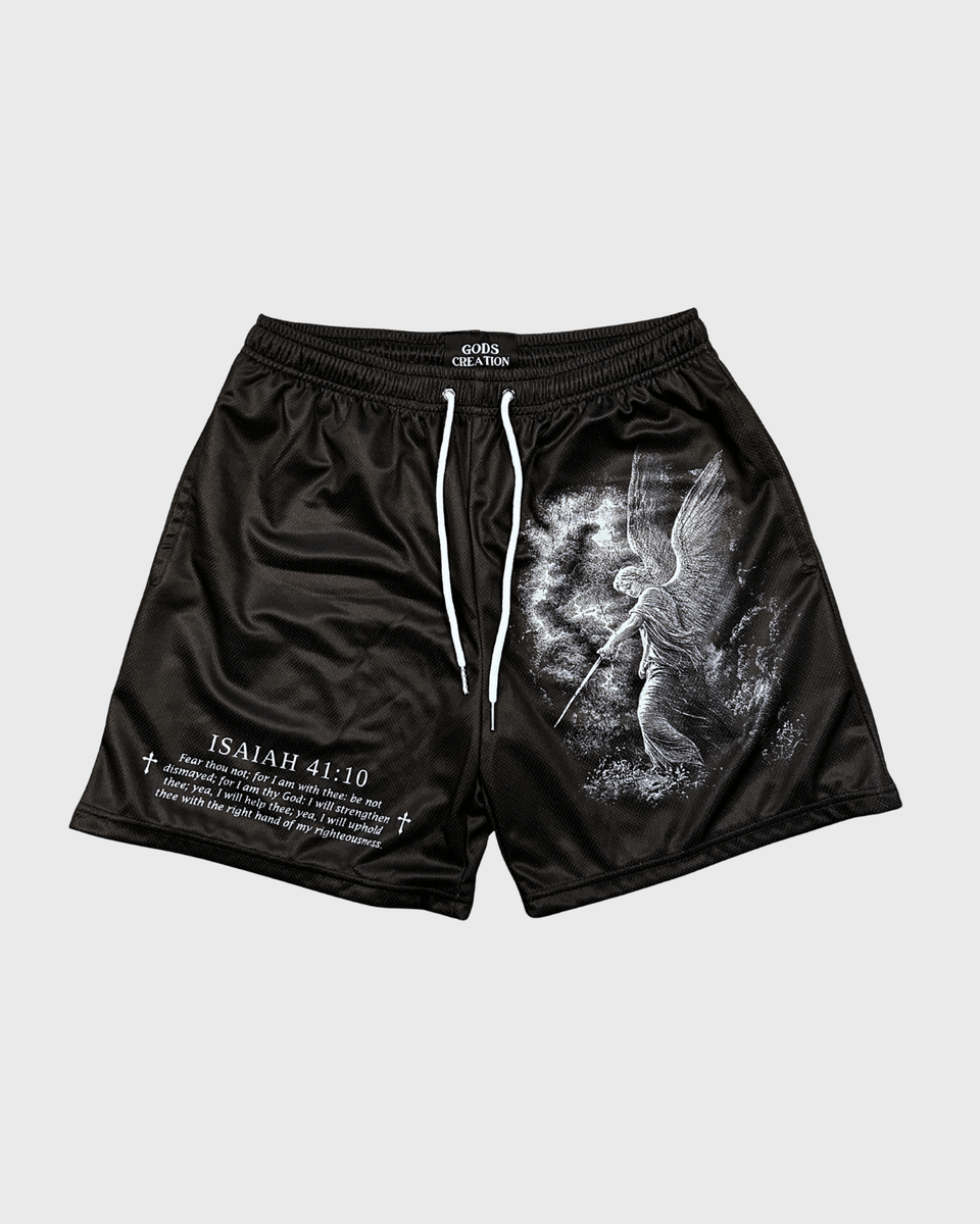 Fear Not Shorts - Black/White Angel