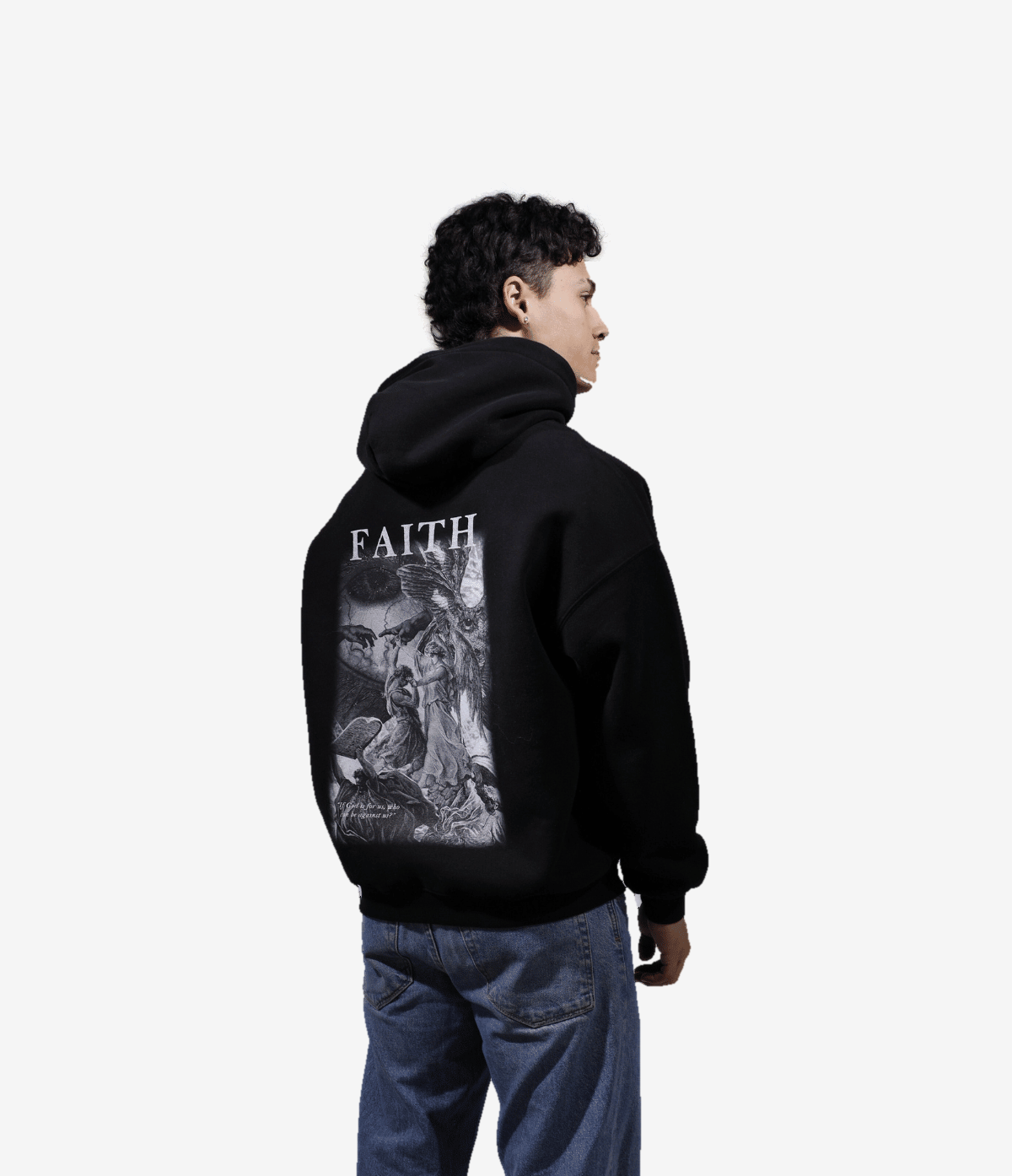 Faith Hoodie on model
