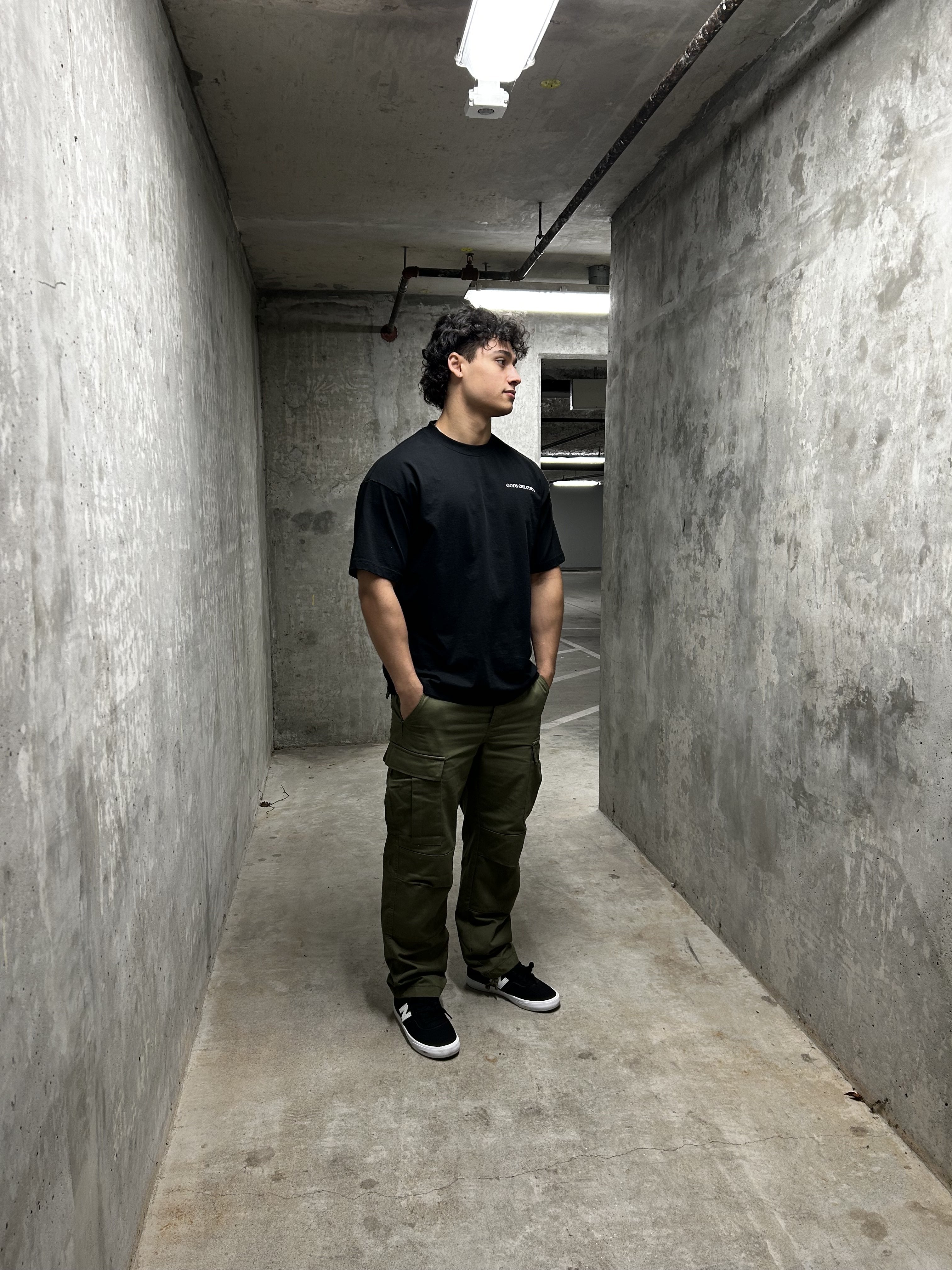 Shield Of Light Shirt - Black - Gods Creation