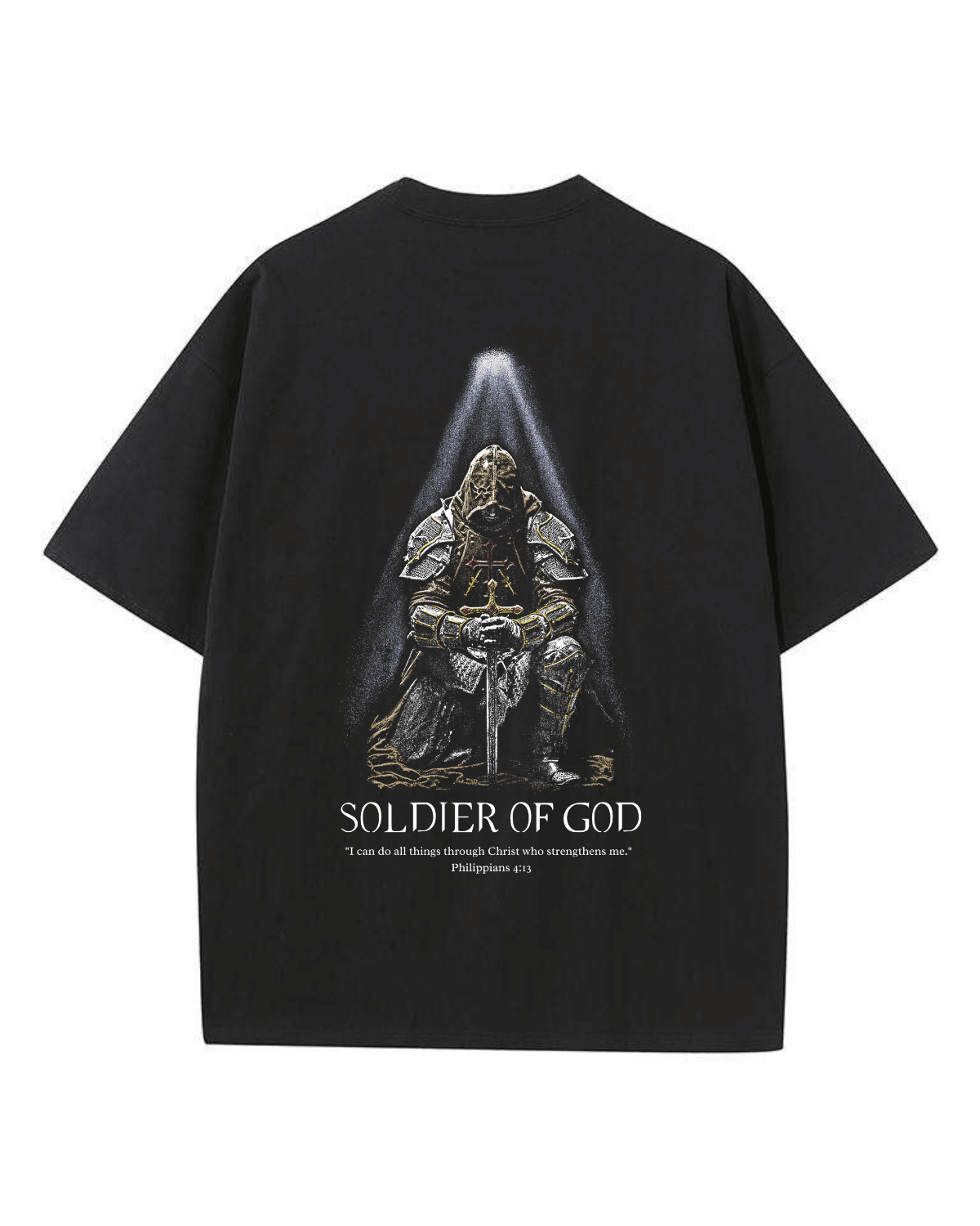 Soldier Of God Shirt - Black - Gods Creation