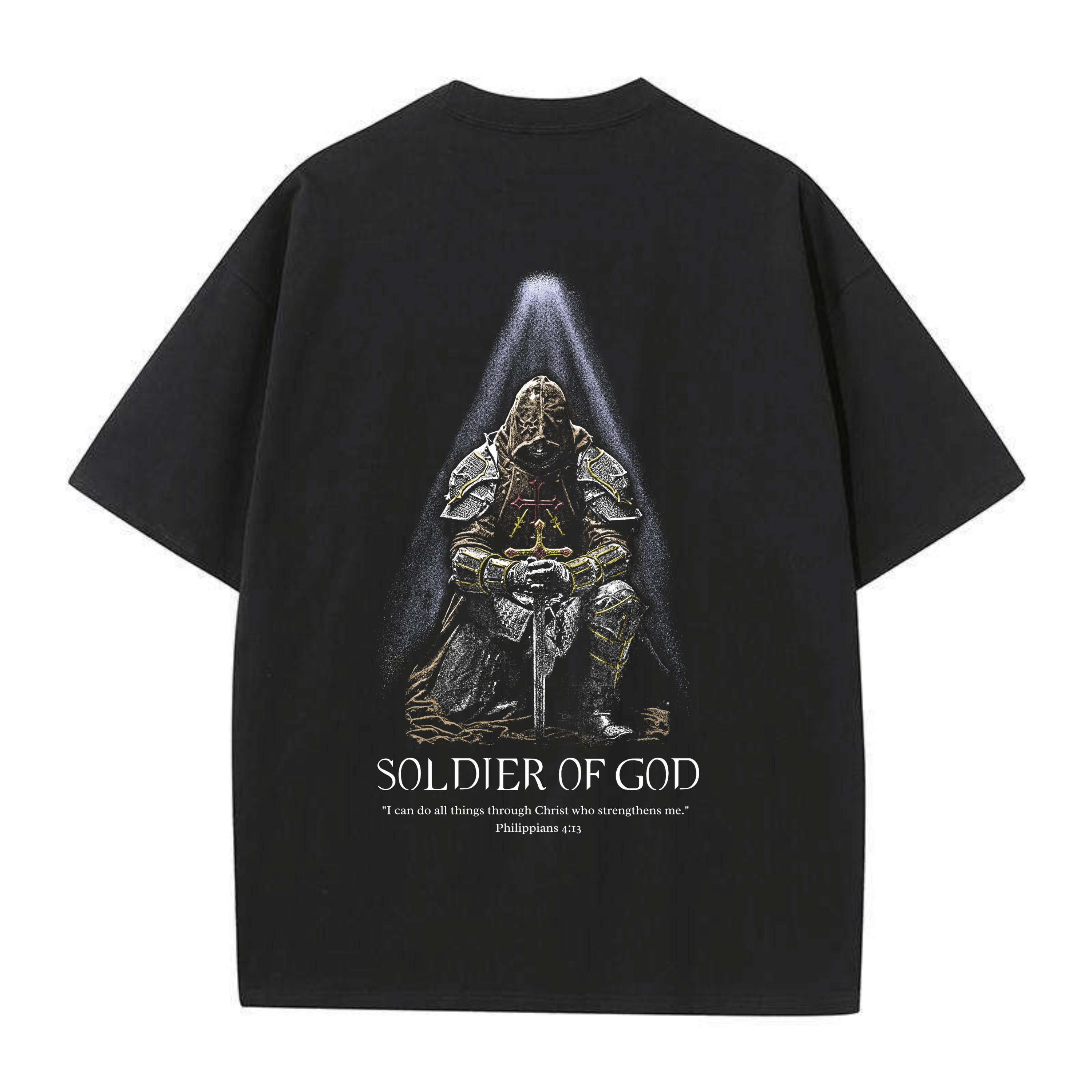 Soldier Of God Shirt - Black - Gods Creation