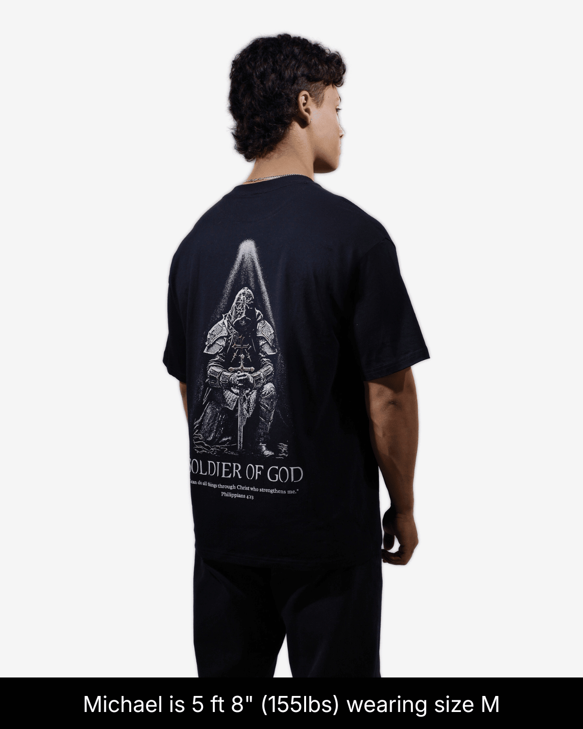 Soldier Of God Shirt - Black - Gods Creation