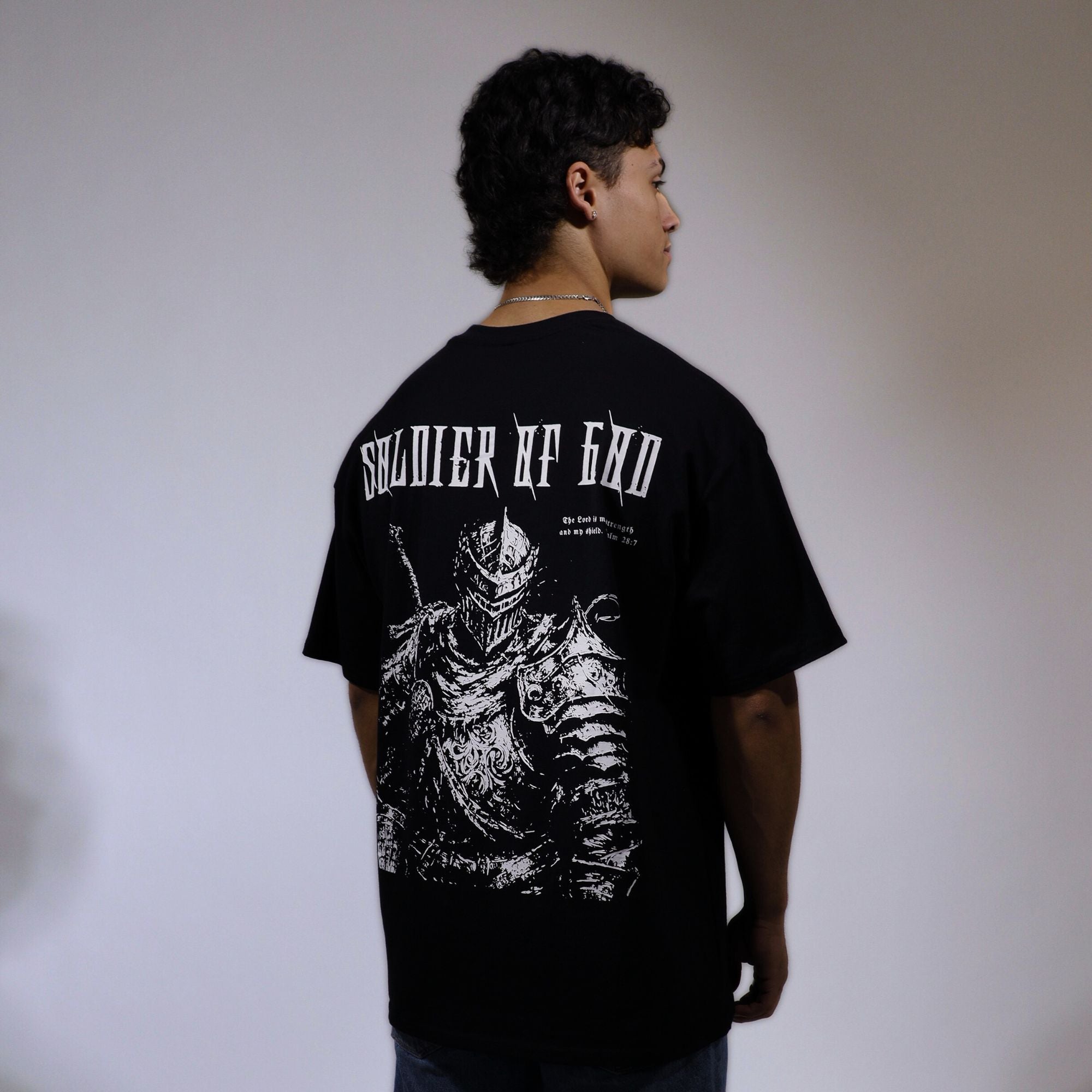 Soldier Of God Shirt V2 - Black - Gods Creation