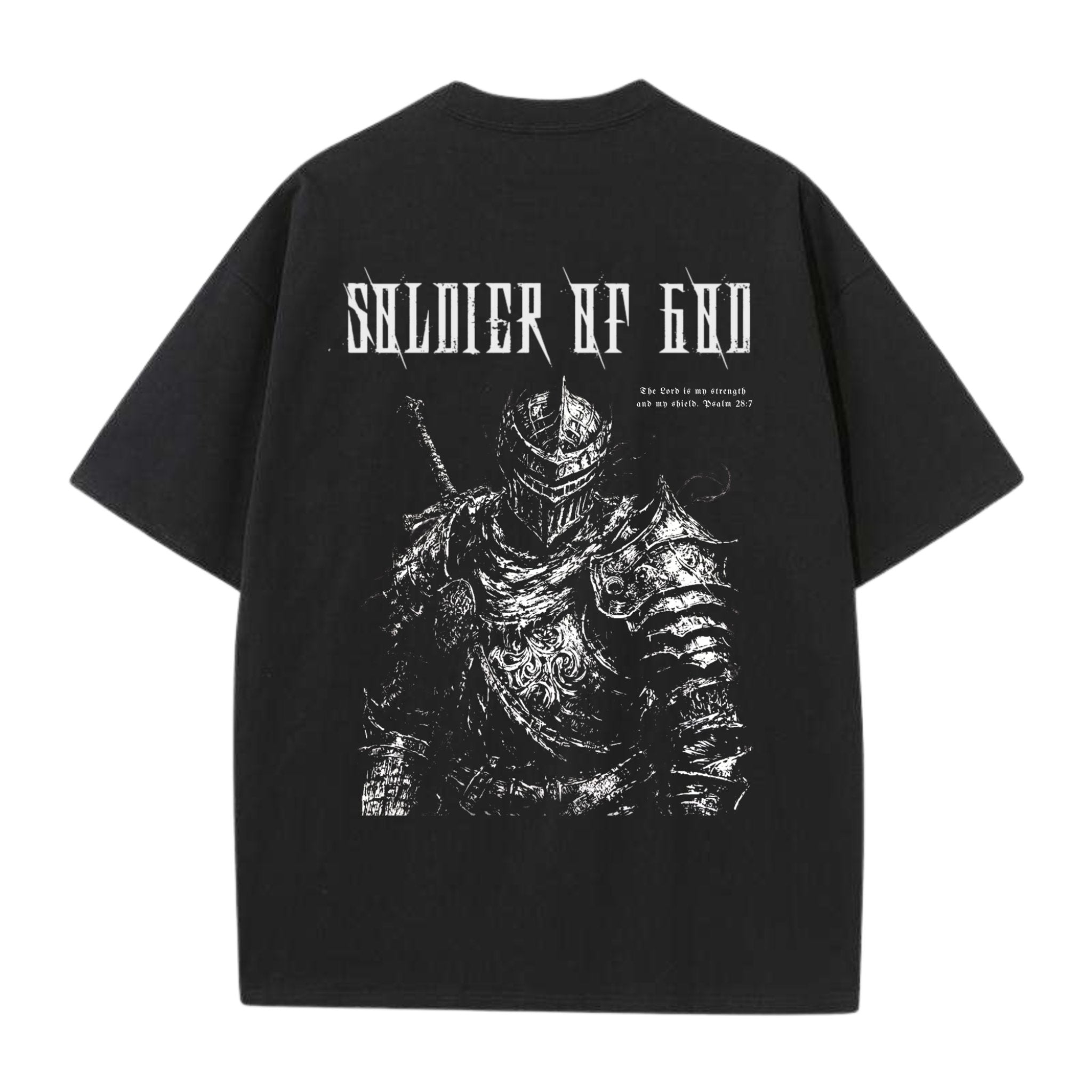 Soldier Of God Shirt V2 - Black - Gods Creation