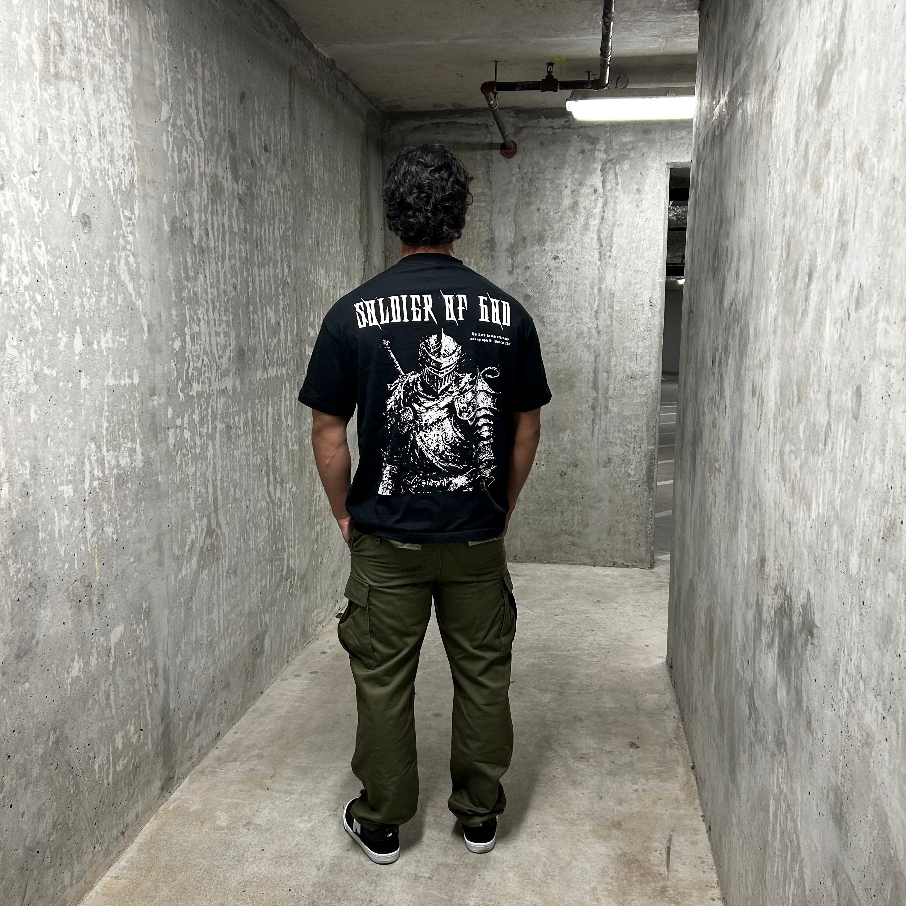 Solider Of God Shirt - Black - Gods Creation