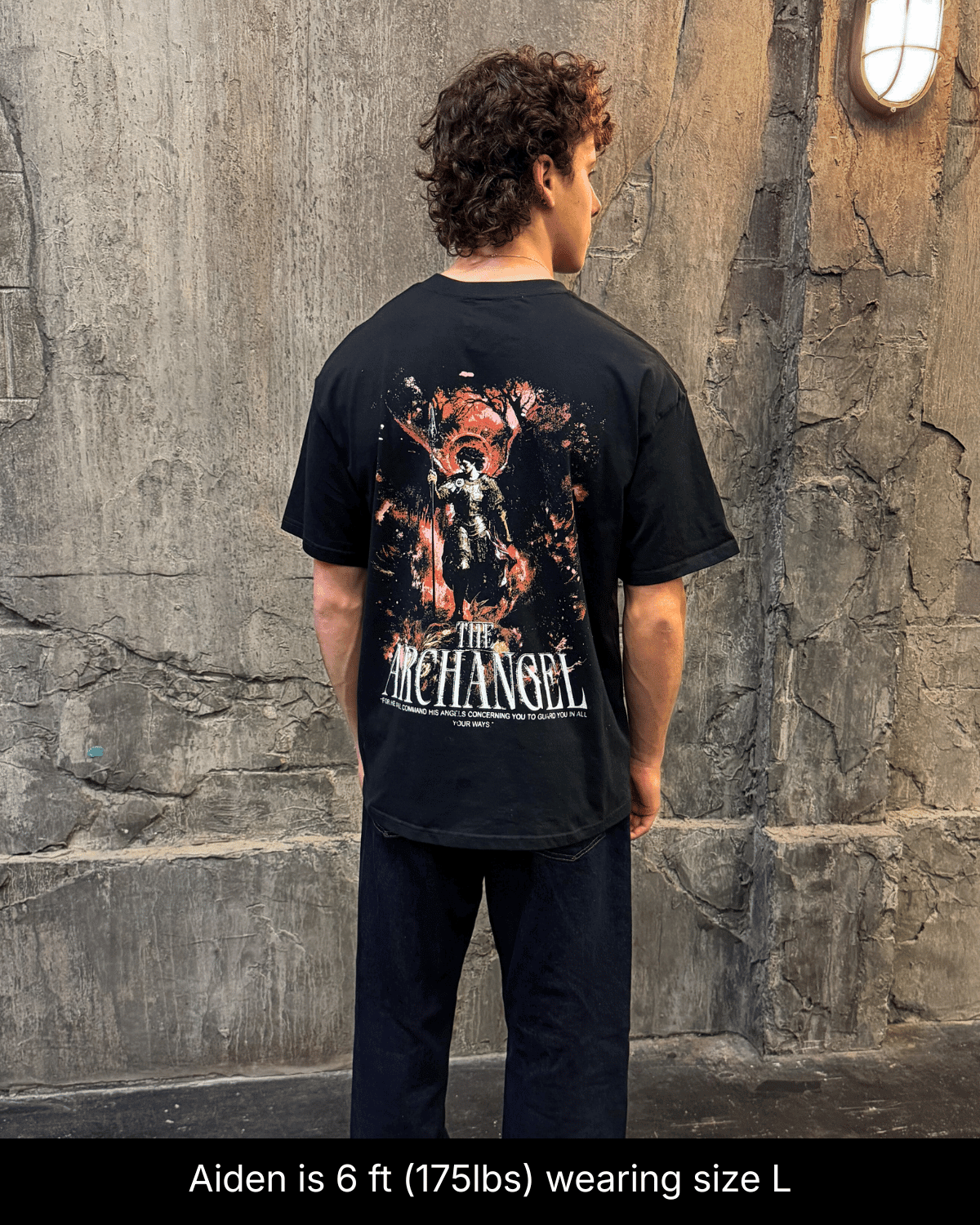 The Archangel Shirt - Black - Gods Creation