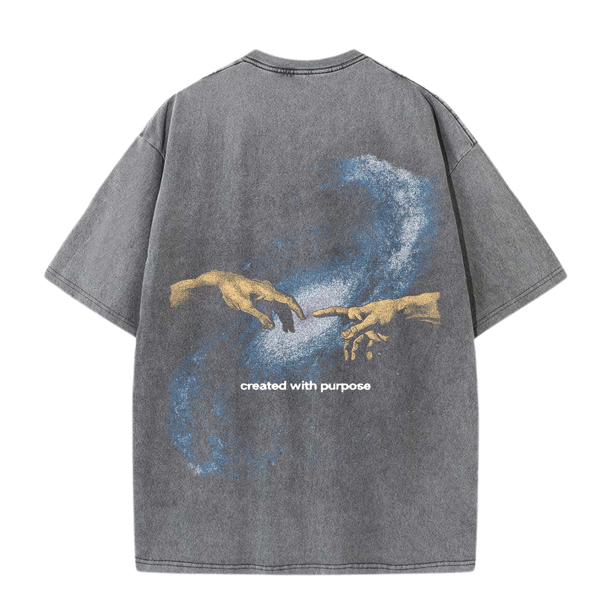 Created With Purpose Shirt - Acid Grey