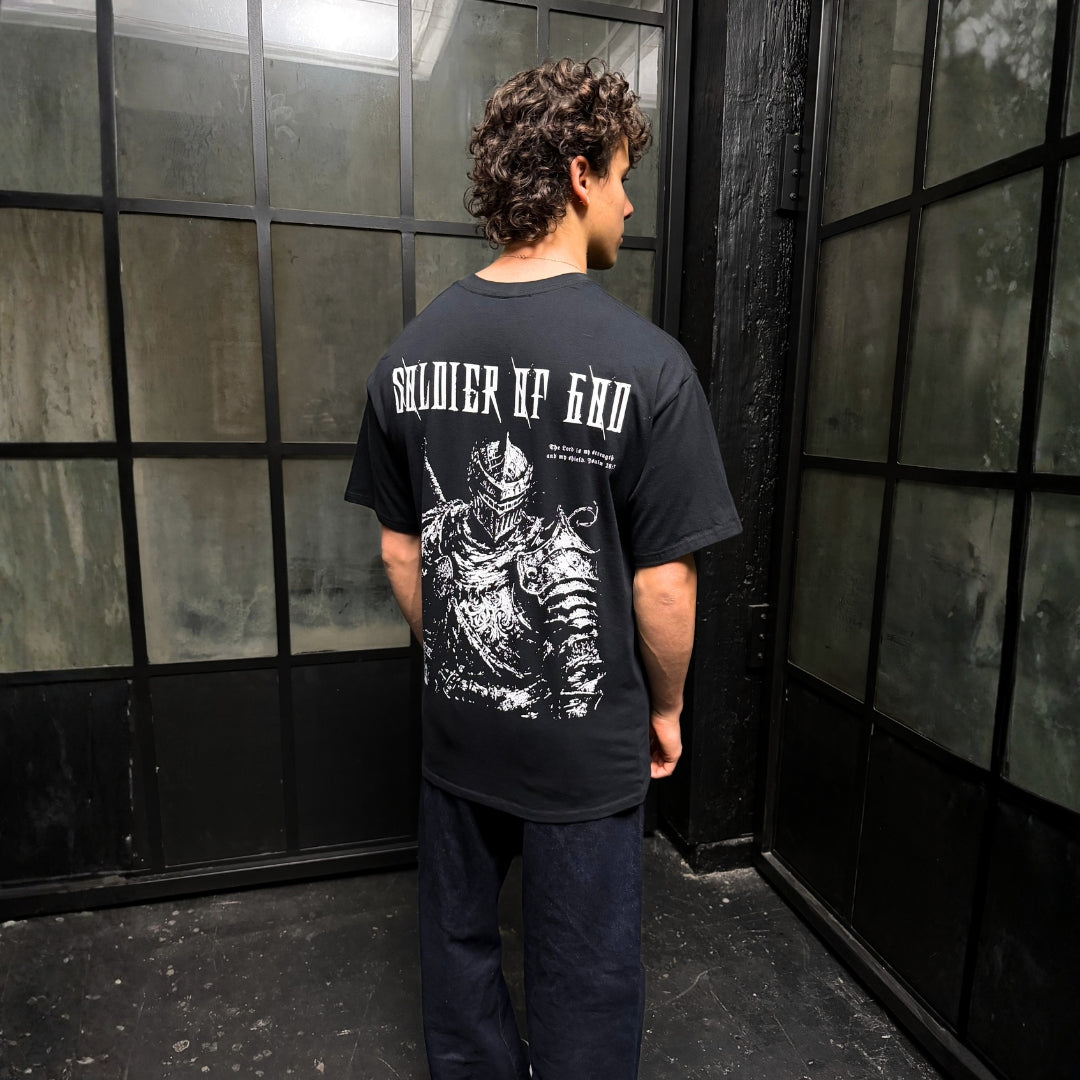 Soldier Of God Shirt V2 - Black