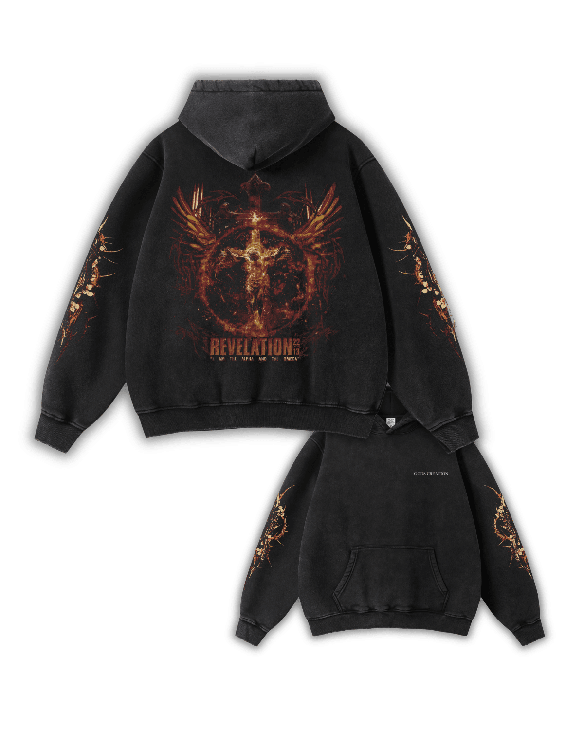 Alpha And The Omega Hoodie - Gods Creation