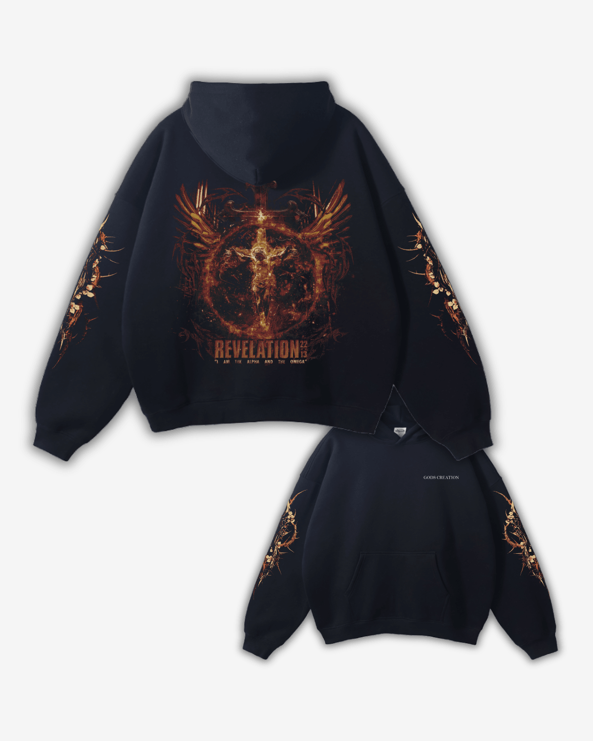 Alpha And The Omega Hoodie - Gods Creation