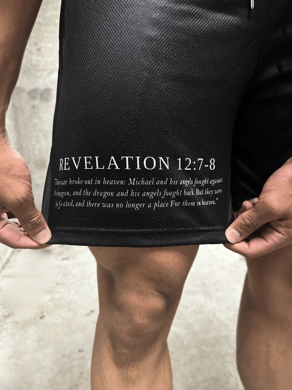 Archangel Michael Shorts - Black - Gods Creation