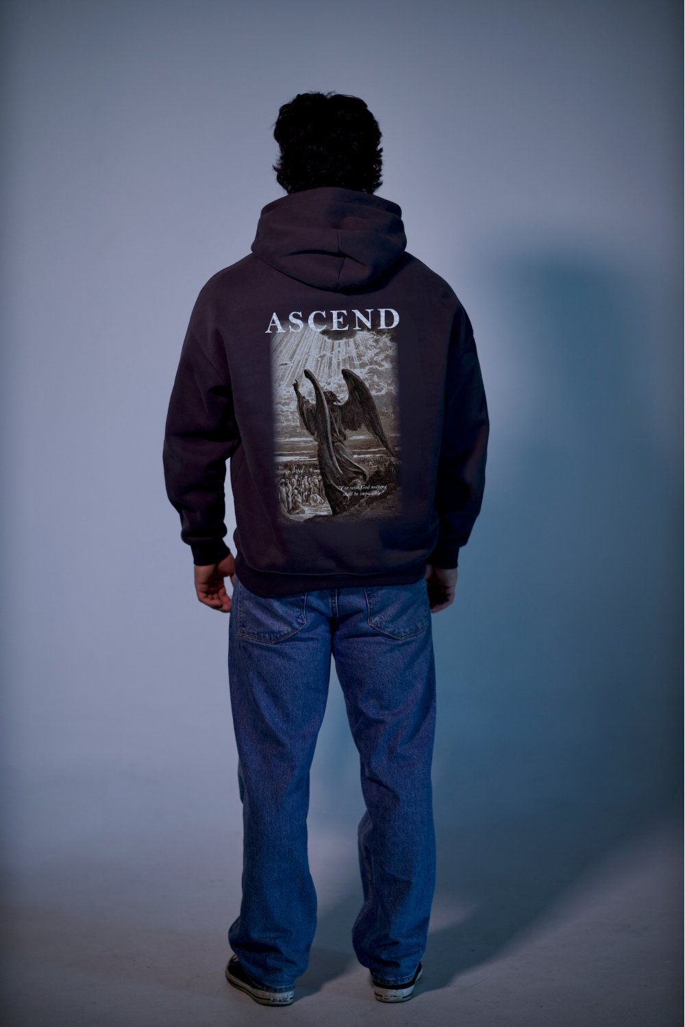 Ascend Hoodie - Dark Grey - Gods Creation