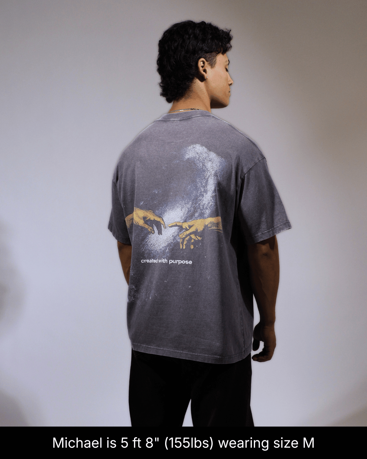 Created With Purpose Shirt - Acid Grey - Gods Creation