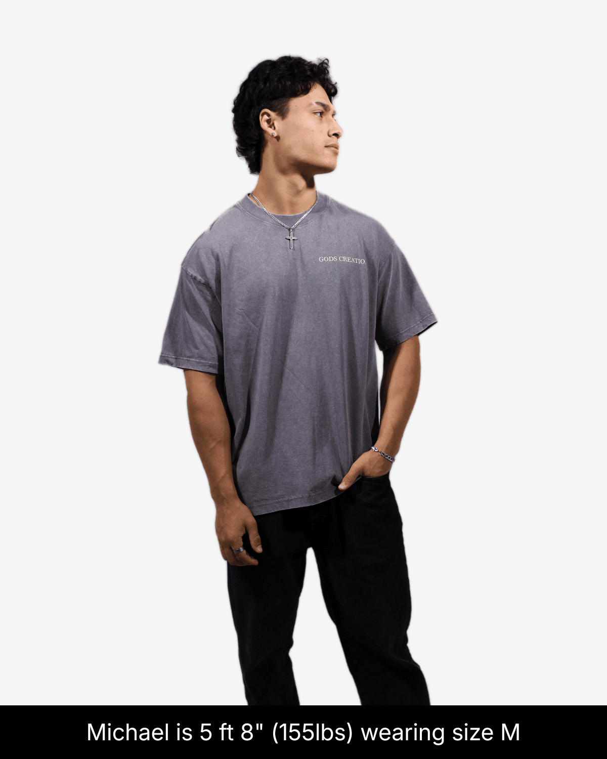 Created With Purpose Shirt - Acid Grey - Gods Creation