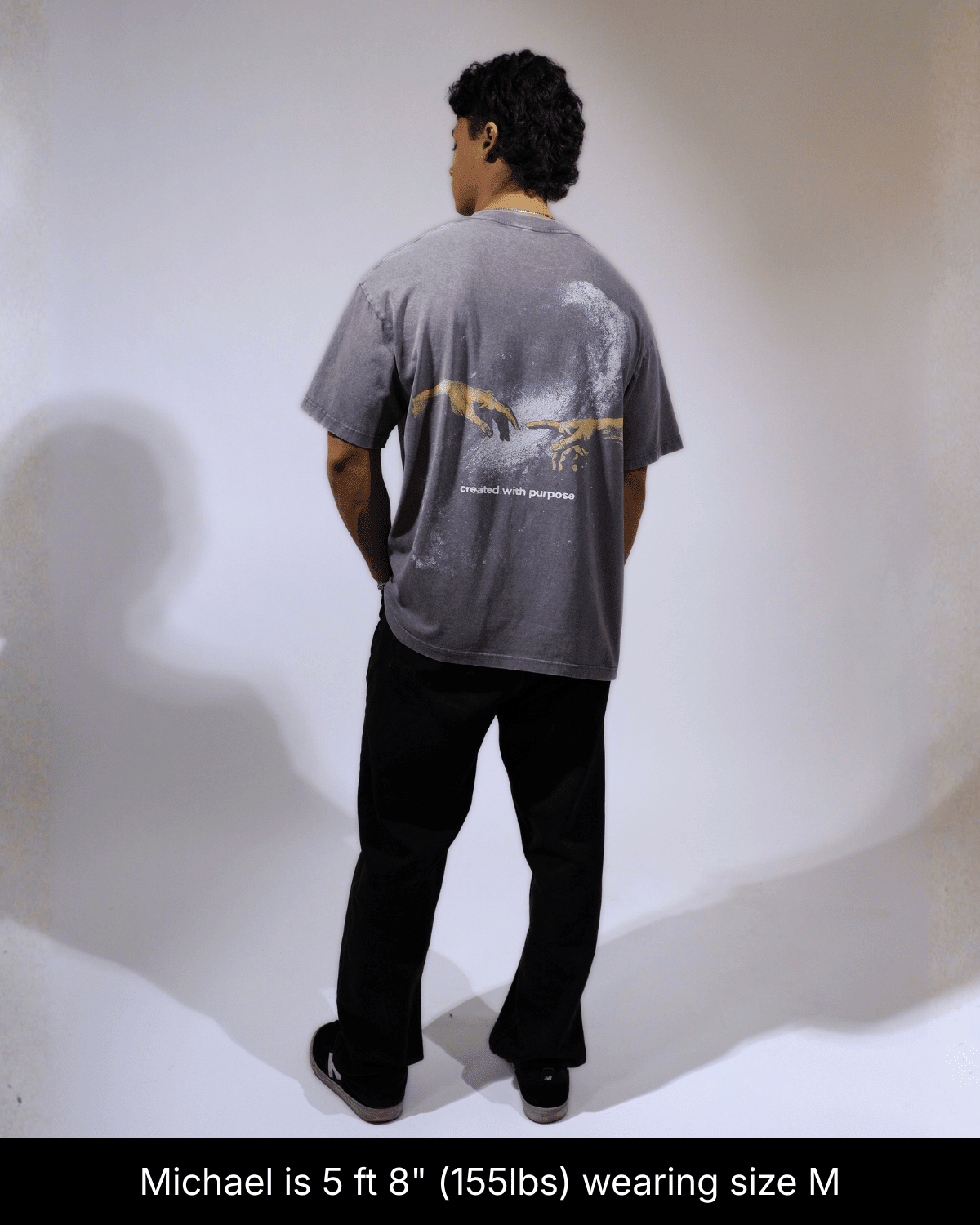 Created With Purpose Shirt - Acid Grey - Gods Creation