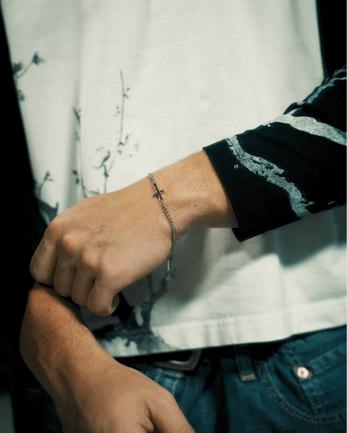 Cross Bracelet - Silver - Gods Creation