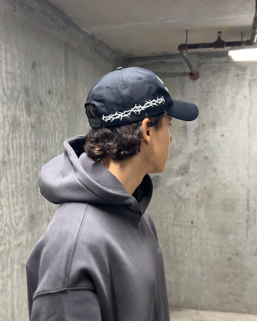 Crown Of Thorns Hat - Black - Gods Creation