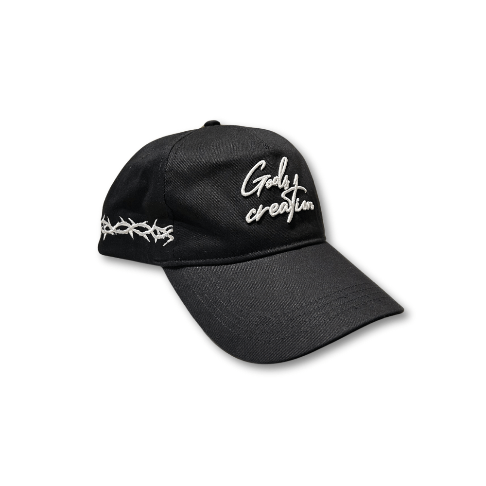 Crown Of Thorns Hat - Black - Gods Creation