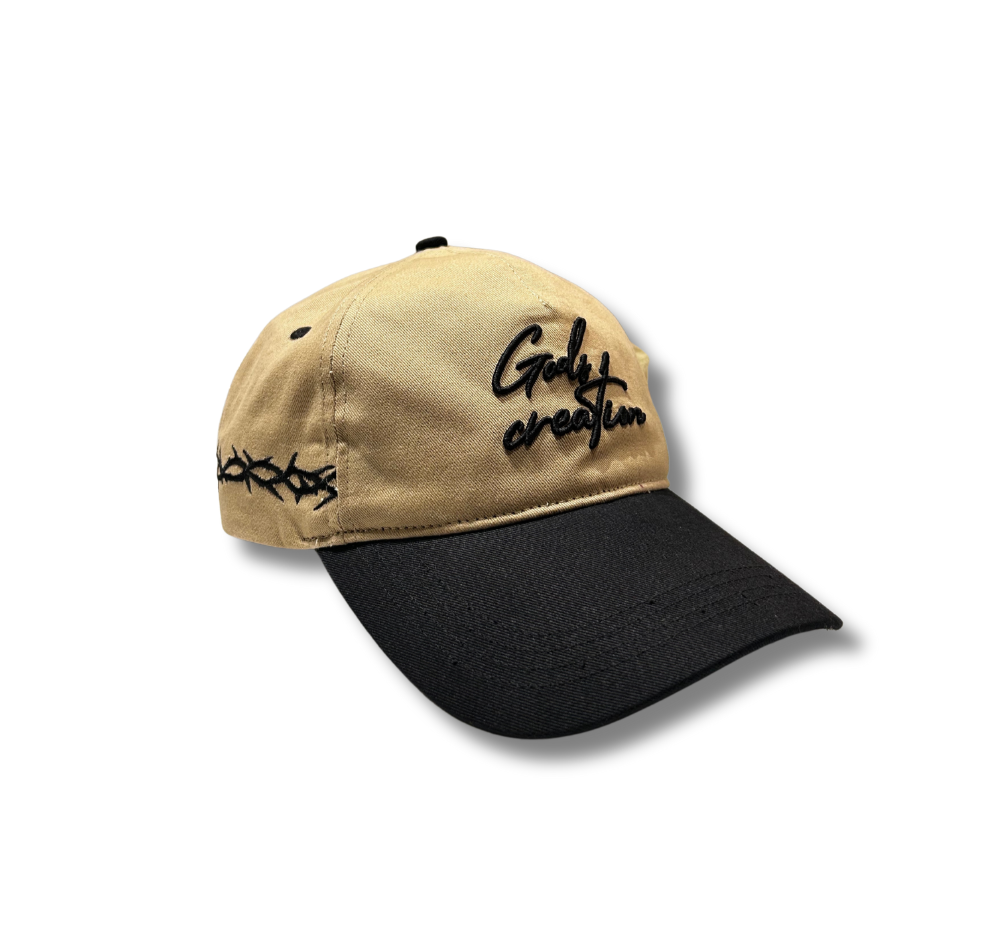 Crown Of Thorns Hat - Sand & Black - Gods Creation