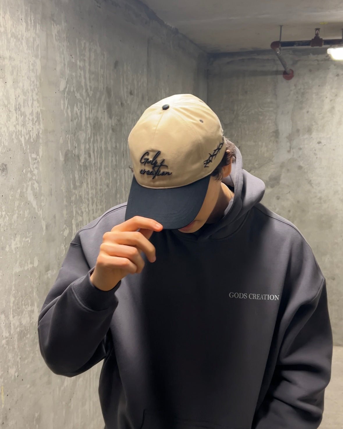 Crown Of Thorns Hat - Sand & Black - Gods Creation